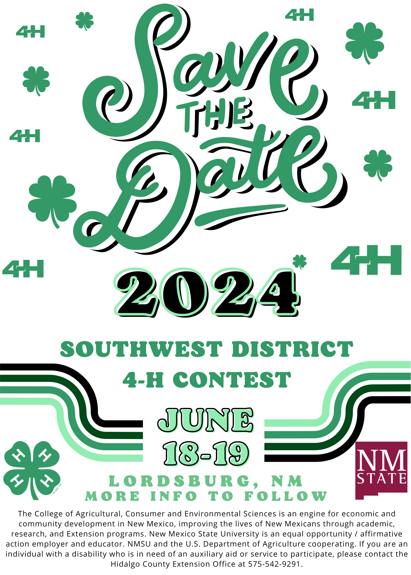 2024 Save the Date for SouthWest district contest