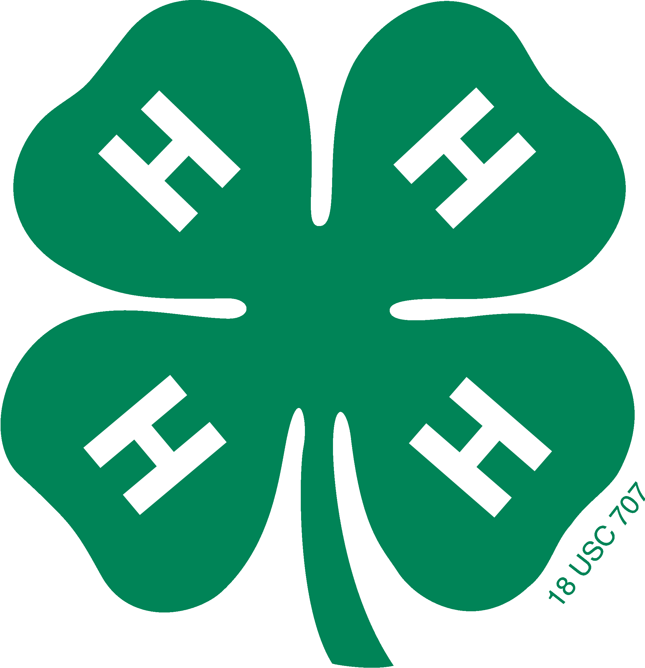 4hlogo green four leaf clover