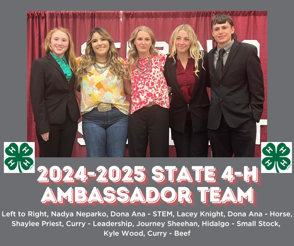 State 4-H Ambassadors